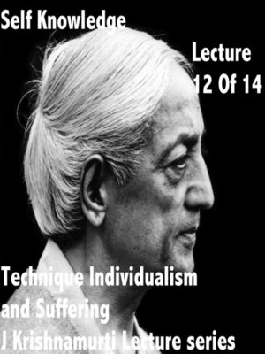 cover image of J Krishnamurti Lectures Series Ojai, Volume 12
